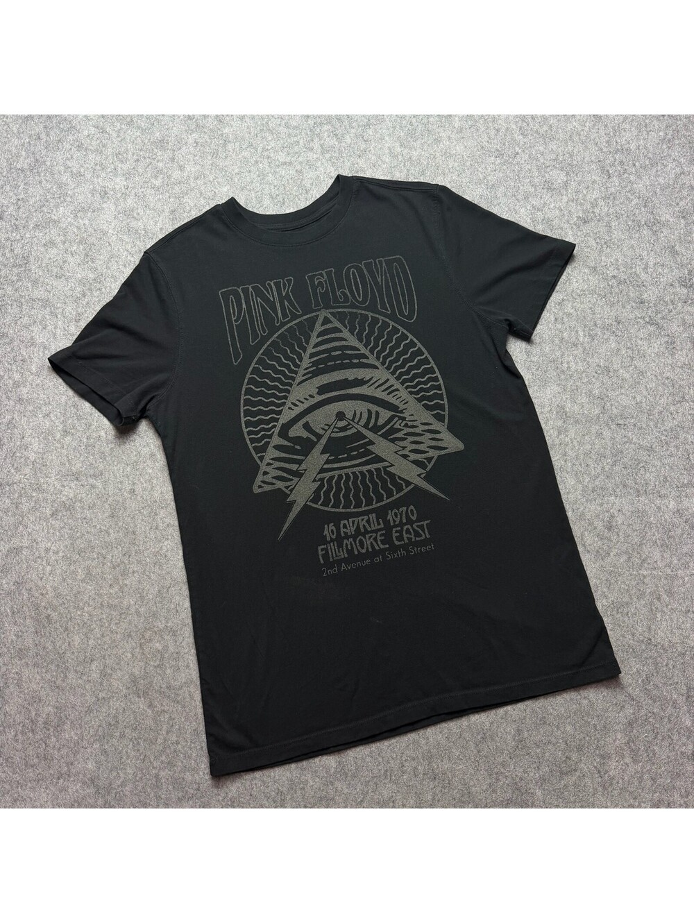 Pink Floyd Fillmore East Tour Mens M Graphic Retro Tee Rockcore Classic Rock